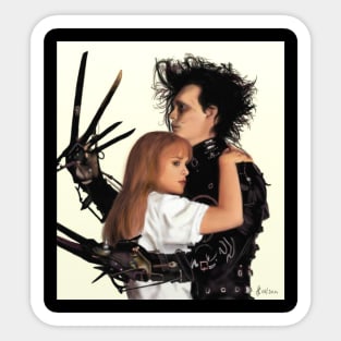 Edward scissorhands Sticker